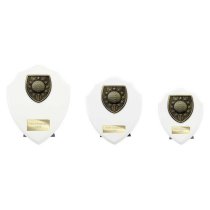 Cobra Shield Golf Trophy | White | 175mm