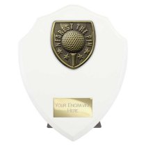 Cobra Shield Golf Trophy | Nearest the Pin | White| 175mm