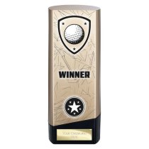 Prime Heavyweight Golf Trophy | Gold | 190mm