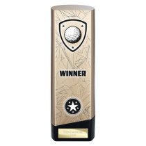Prime Heavyweight Golf Trophy | Gold | 220mm