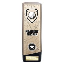 Prime Heavyweight Golf Trophy | Nearest the Pin | Gold | 220mm