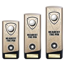 Prime Heavyweight Golf Trophy | Nearest the Pin | Gold | 220mm