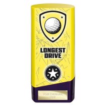 Prime Heavyweight Golf Trophy | Longest Drive | Yellow | 160mm