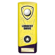 Prime Heavyweight Golf Trophy | Longest Drive | Yellow | 190mm