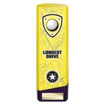 Prime Heavyweight Golf Trophy | Longest Drive | Yellow | 220mm