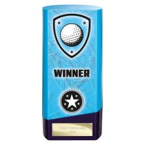 Prime Heavyweight Golf Trophy | Blue | 160mm