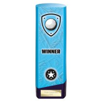 Prime Heavyweight Golf Trophy | Blue | 220mm