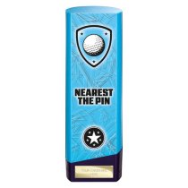 Prime Heavyweight Golf Trophy | Nearest the Pin | Blue | 220mm