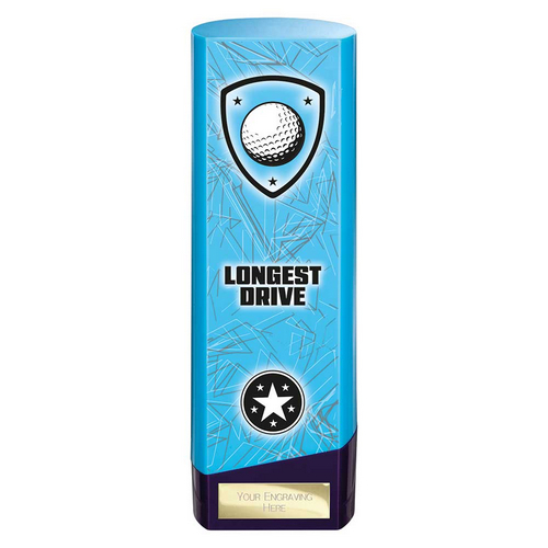 Prime Heavyweight Golf Trophy | Longest Drive | Blue | 220mm