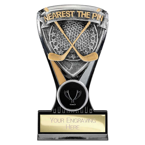 Wolverine Golf Trophy Plaque | Nearest the Pin | 130mm