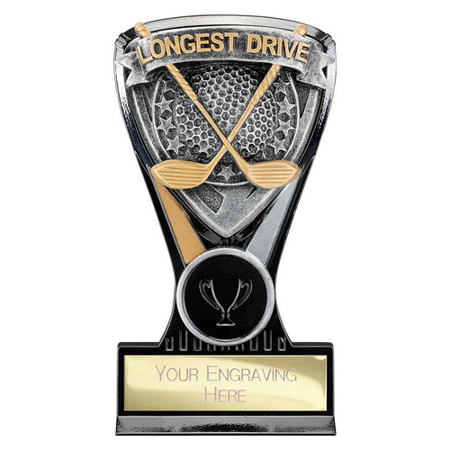 Wolverine Golf Trophy Plaque | Longest Drive | 130mm