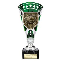 Cobra Star Golf Trophy | Longest Drive | Green & Silver | 210mm