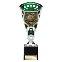 Cobra Star Golf Trophy | Longest Drive | Green & Silver | 230mm