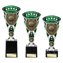 Cobra Star Golf Trophy | Longest Drive | Green & Silver | 255mm