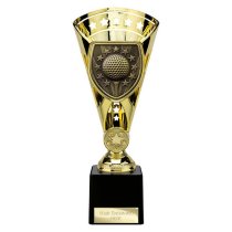 Cobra Star Golf Trophy | Gold | 230mm