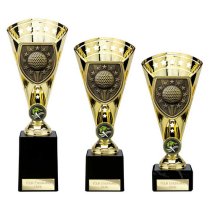 Cobra Star Golf Trophy | Gold | 255mm