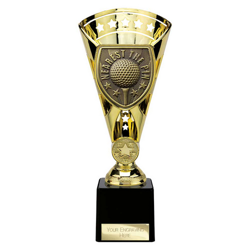 Cobra Star Golf Trophy | Nearest the Pin | Gold | 230mm