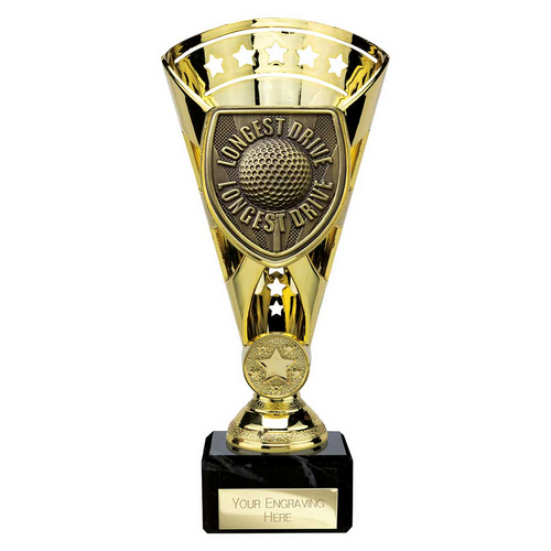 Cobra Star Golf Trophy | Longest Drive | Gold | 210mm