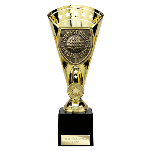 Cobra Star Golf Trophy | Longest Drive | Gold | 230mm