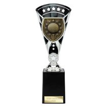 Cobra Star Golf Trophy | Silver & Black | 255mm