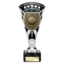 Cobra Star Golf Trophy | Nearest the Pin | Silver & Black | 210mm