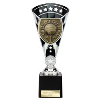 Cobra Star Golf Trophy | Nearest the Pin | Silver & Black | 230mm