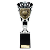 Cobra Star Golf Trophy | Nearest the Pin | Silver & Black | 255mm
