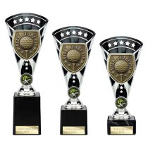 Cobra Star Golf Trophy | Nearest the Pin | Silver & Black | 255mm