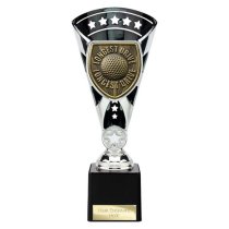Cobra Star Golf Trophy | Longest Drive | Silver & Black | 230mm