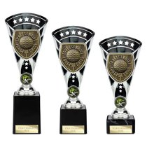 Cobra Star Golf Trophy | Longest Drive | Silver & Black | 230mm