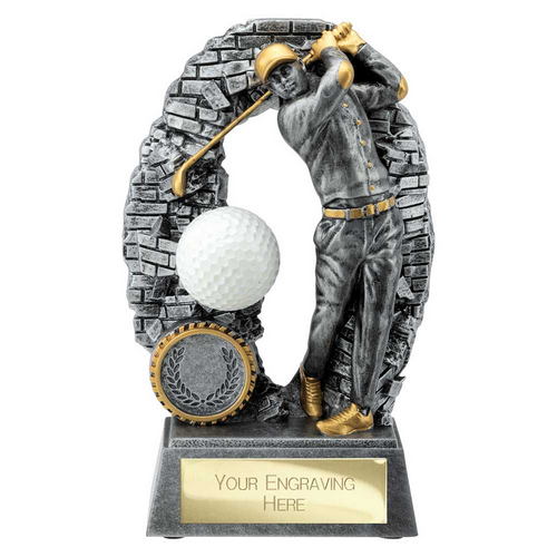 Blast Out Golf Ball Trophy | Male | 160mm