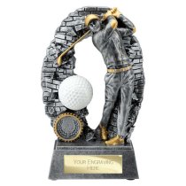 Blast Out Golf Ball Trophy | Male | 190mm
