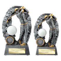 Blast Out Golf Ball Trophy | Male | 190mm