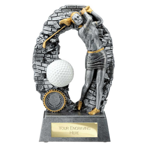 Blast Out Golf Ball Trophy | Female | 190mm