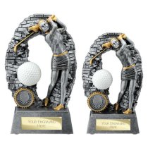Blast Out Golf Ball Trophy | Female | 190mm