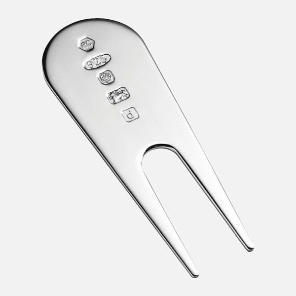 Golf Pitch Repairer Sterling Silver | Carrs of Sheffield Hallmark | Gift Box