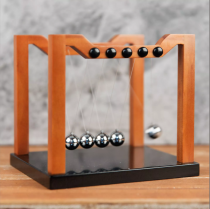 Newtons Cradle with Personalised Metal Plaque