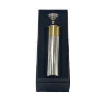 Hip Flask | Metal Shotgun Style Cartridge | 3oz | with Funnel | Gift Boxed