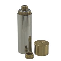 Hip Flask | Metal Shotgun Style Cartridge | 3oz | with Funnel | Gift Boxed
