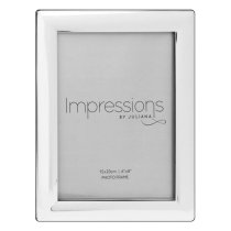 Photoframe | Silverplated | Curved Edge | 6 x 8″