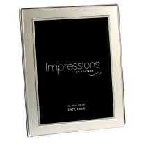 Photoframe | Silverplated | Satin Finish with bright trim | 6″x 8″
