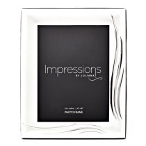 Photoframe | Silverplated | Blade of Grass Design | 6″x8″