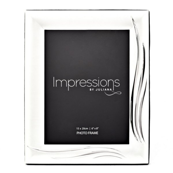 Photoframe | Silverplated | Blade of Grass Design | 6"x8"