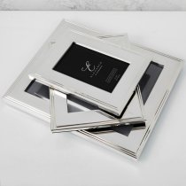 Photoframe |Elegance Silverplated | Premium Rib Edge Frame | 8" x 10" | Gift Boxed