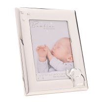 Bambino Silverplated Photo Frame with Elephant | 4″ x 6″