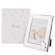 Bambino Silverplated Photo Frame with Elephant | 4" x 6"