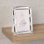 Disney's  Minnie Mouse Photoframe | Fine Silver Plate | White Wooden Back | Made in Italy | 4
