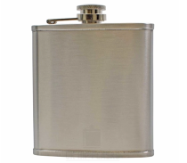 Hip Flask | Lipped edge | Stainless Steel | 6oz