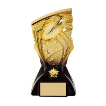 Shard Rugby Trophy | Gold & Black | 170mm