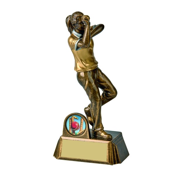 Landmark Cricket Bowler Trophy | Female | 180mm